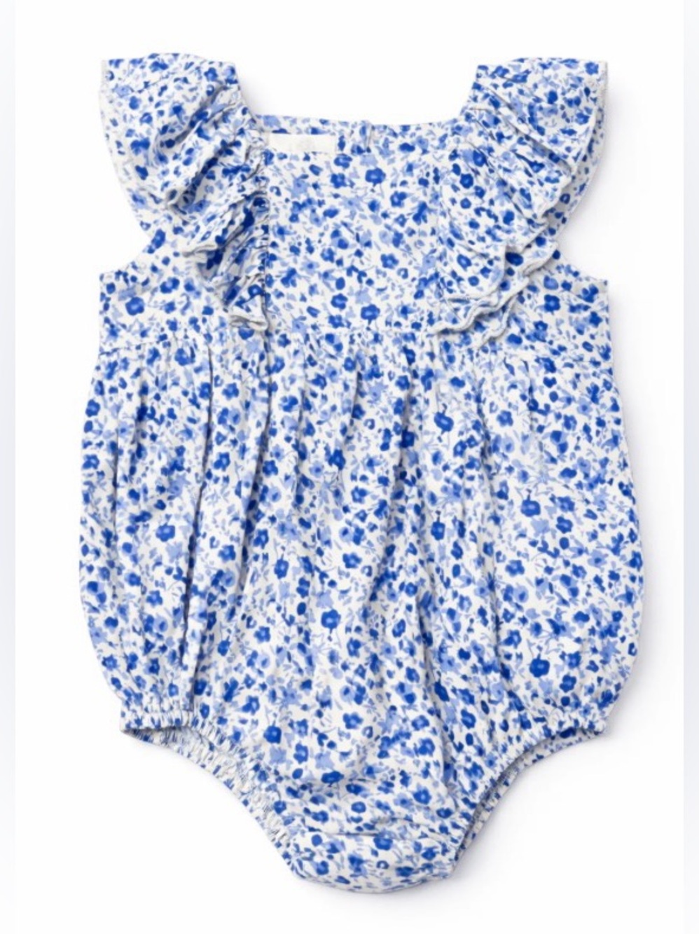 Baby Blue Floral Romper (Size: 18-24M) NWT